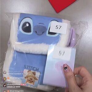 Stitch Blue and White Kids Backpack